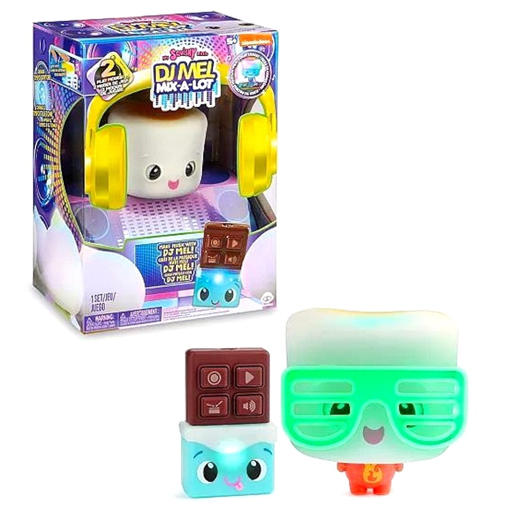 Nickelodeon DJ Mel Mix-A-Lot Toy - White, Green, Brown